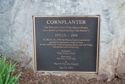 Cornplanter Marker. Click for full size. Cornplanter Marker image. Click for full size.
