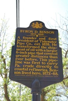 Byron D Benson Marker image. Click for full size.
