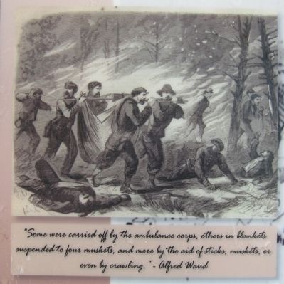 Moving Wounded off the Battlefield. Click for full size. Moving Wounded off the Battlefield image. Click for full size.