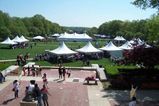 McKeldin Mall on "Maryland Day 2013". Click for full size. McKeldin Mall on "Maryland Day 2013" image. Click for full size.