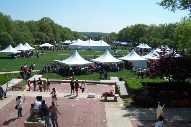 McKeldin Mall on "Maryland Day 2013" image. Click for full size.