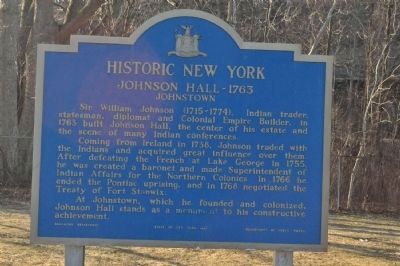 Johnson Hall - 1763 Marker image. Click for full size.