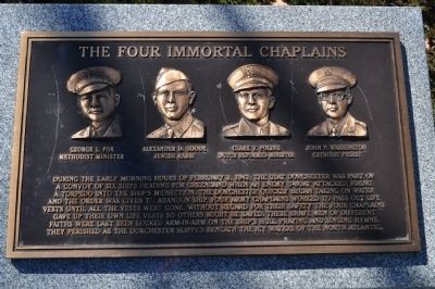 The Four Immortal Chaplains Marker image. Click for full size.
