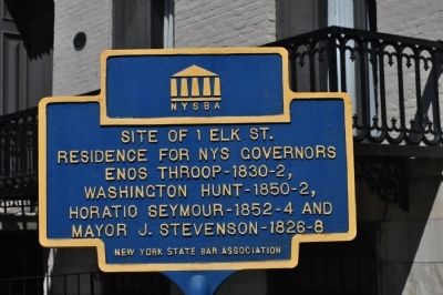 Site of 1 Elk St. Marker image. Click for full size.