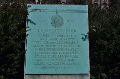 LaFayette Park Marker image. Click for full size.