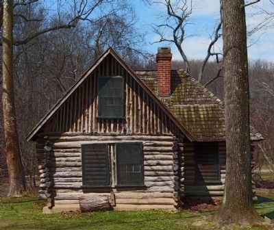 Joaquin Miller Cabin & Tupelo Tree. Click for full size. Joaquin Miller Cabin & Tupelo Tree image. Click for full size.
