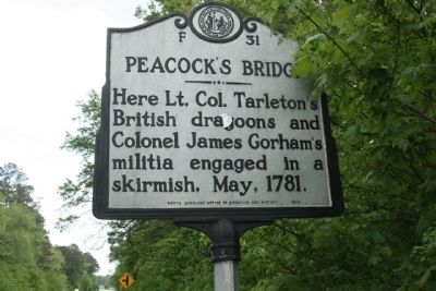 Peacock's Bridge Marker image. Click for full size.