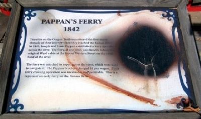 Pappan's Ferry Marker image. Click for more information.