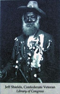 Jeff Shields, Confederate Veteran image. Click for full size.