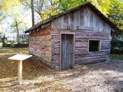 Blacksmith Shop and Marker. Click for full size. Blacksmith Shop and Marker image. Click for full size.