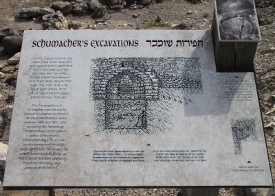 Schumaker's Excavations Marker. Click for full size. Schumaker's Excavations Marker image. Click for full size.