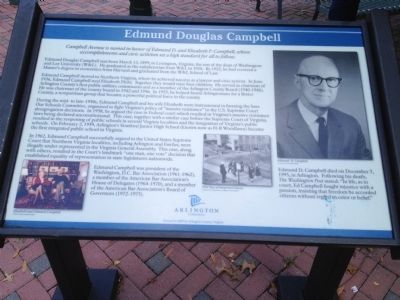 Edmund Douglas Campbell Marker image. Click for full size.