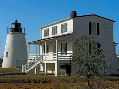 Piney Point Lighthouse and Keeper's House, 2012 image. Click for full size.