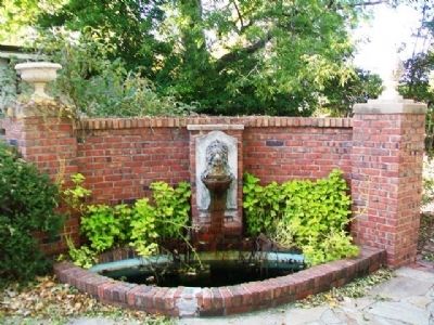 Ward-Meade Mansion Fountain image. Click for full size.