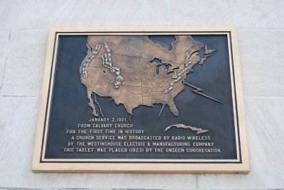 Calvary Episcopal Church Marker. Click for full size. Calvary Episcopal Church Marker image. Click for full size.