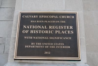 Calvary Episcopal Church. Click for full size. Calvary Episcopal Church image. Click for full size.