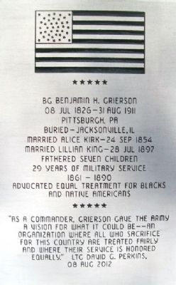 BG Benjamin H. Grierson Marker image. Click for full size.
