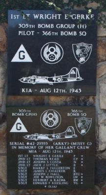 305th Bomb Group 1st Lt Wright E Gerke image. Click for full size.