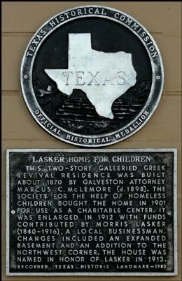 Lasker Home for Children Marker image. Click for full size.
