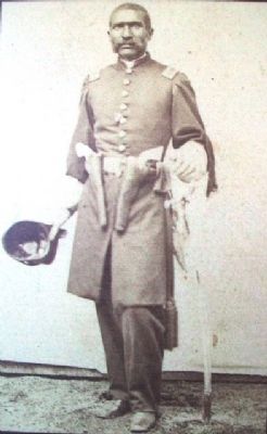 William Matthews on First Kansas Colored Volunteer Infantry Regimental History Marker image. Click for full size.