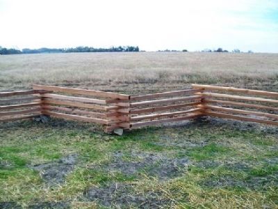 View of Battle of Island Mound State Historic Site from Kiosk. Click for full size. View of Battle of Island Mound State Historic Site from Kiosk image. Click for full size.