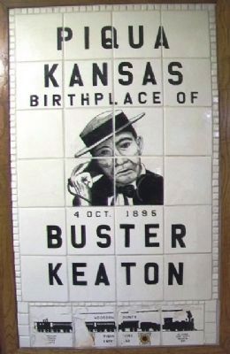 Buster Keaton Tile Marker image. Click for full size.