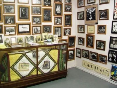 Part of the Buster Keaton Museum at Rural Water District 1 Office. Click for full size. Part of the Buster Keaton Museum at Rural Water District 1 Office image. Click for full size.