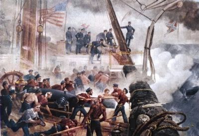 An August Morning with Farragut <br> "Damn the Torpedoes, Full Speed Ahead". Click for full size. An August Morning with Farragut <br> "Damn the Torpedoes, Full Speed Ahead" image. Click for full size.