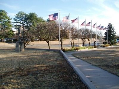 Replica of the Statue of Liberty at Avenue of Flags image. Click for full size.