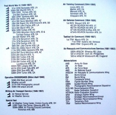 B-29 "Superfortress" Units on Marker image. Click for full size.