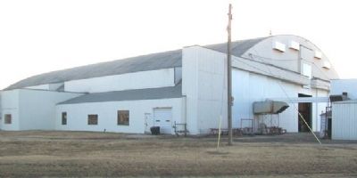 Former WWII Pratt Army Air Field Airplane Hangar image. Click for full size.
