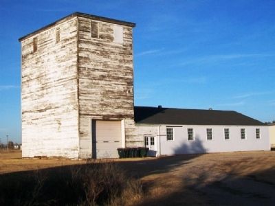Former WWII Pratt Army Air Field Parachute Shed image. Click for full size.