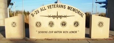 B-29 All Veterans Memorial Marker image. Click for full size.