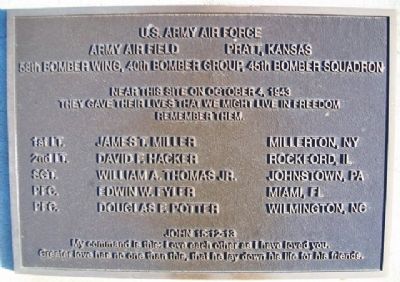 45th Bomb Sqdn (VH) Honored Dead Marker image. Click for full size.