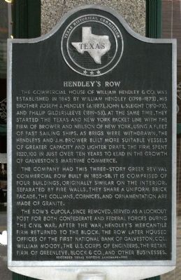 Hendley's Row Marker image. Click for full size.