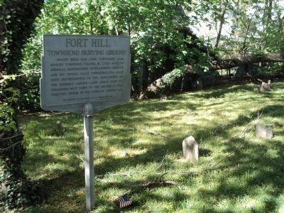 Fort Hill Marker. Click for full size. Fort Hill Marker image. Click for full size.