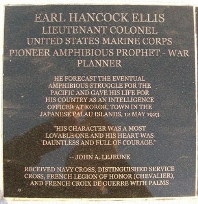 Earl Hancock Ellis Marker. Click for full size. Earl Hancock Ellis Marker image. Click for full size.