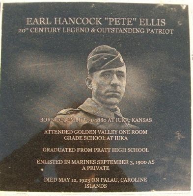 Earl Hancock Ellis Marker image. Click for full size.