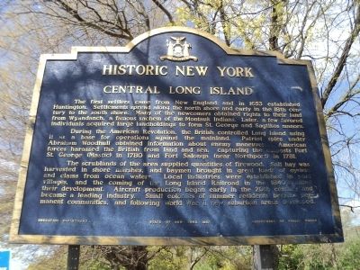 Central Long Island Marker image. Click for full size.