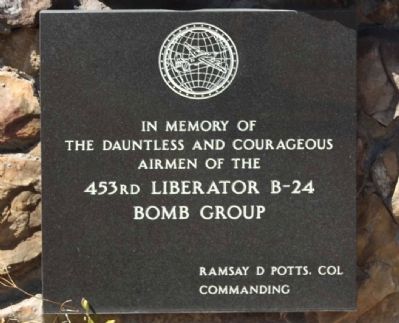453rd Bomb Group Marker image. Click for full size.