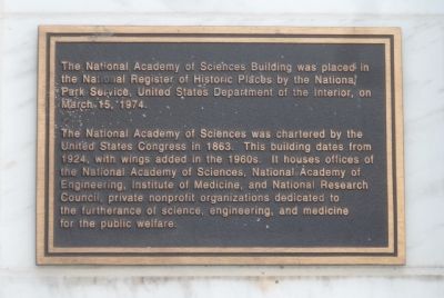 National Academy of Sciences Marker Panel 2. Click for full size. National Academy of Sciences Marker Panel 2 image. Click for full size.