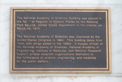 National Academy of Sciences Marker Panel 2 image. Click for full size.