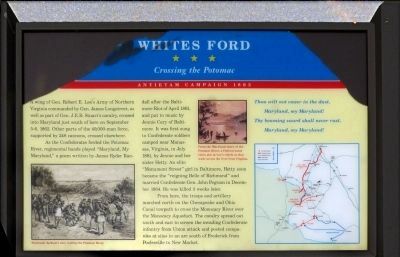 White’s Ford Marker. Click for full size. White’s Ford Marker image. Click for full size.