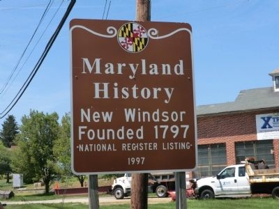 Maryland History-New Windson Marker. Click for full size. Maryland History-New Windson Marker image. Click for full size.