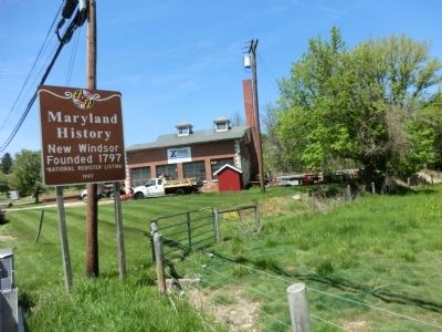 Maryland History-New Windsor Marker. Click for full size. Maryland History-New Windsor Marker image. Click for full size.