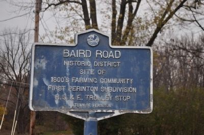 Baird Road Marker. Click for full size. Baird Road Marker image. Click for full size.