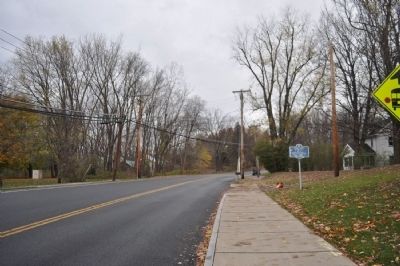 Baird Road Marker as seen approaching from the south. Click for full size. Baird Road Marker as seen approaching from the south image. Click for full size.