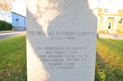 Original Site of Frederick Douglass Monument Marker (continued) image. Click for full size.