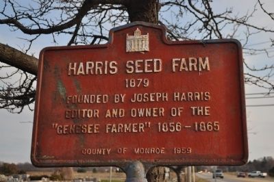 Harris Seed Farm Marker image. Click for full size.