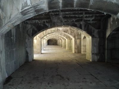 Inside the Fort Totten Battery image. Click for full size.